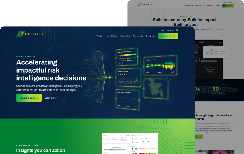 Seerist Website Design