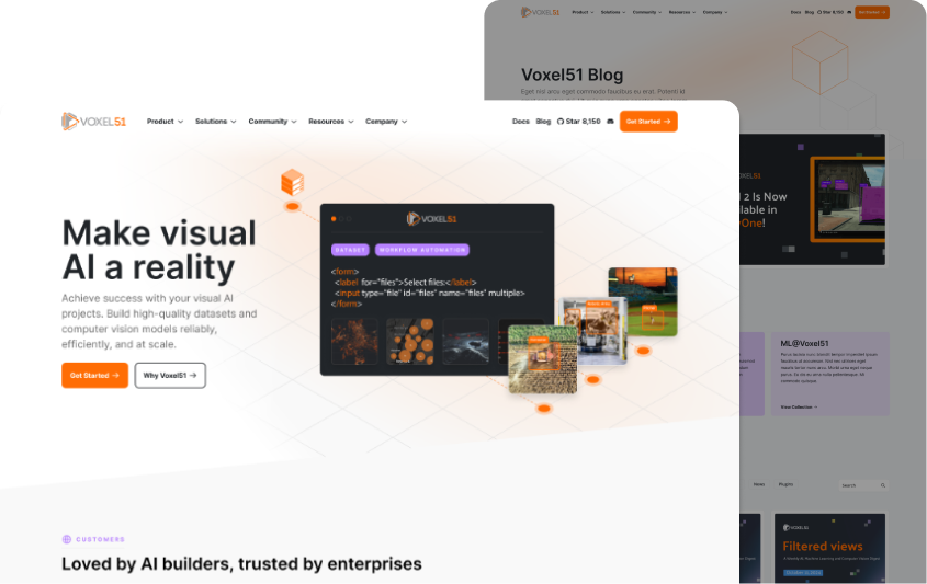 Voxel51 Website Design